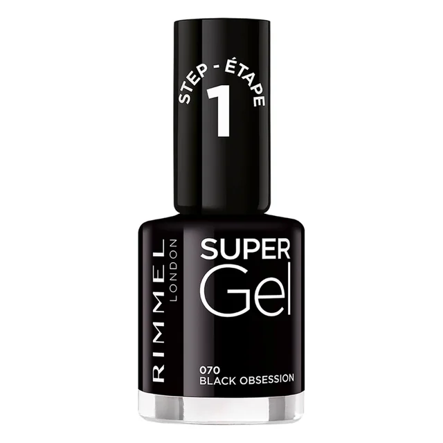 Esmalte de uñas Super Gel de Rimmel - Black Obsession