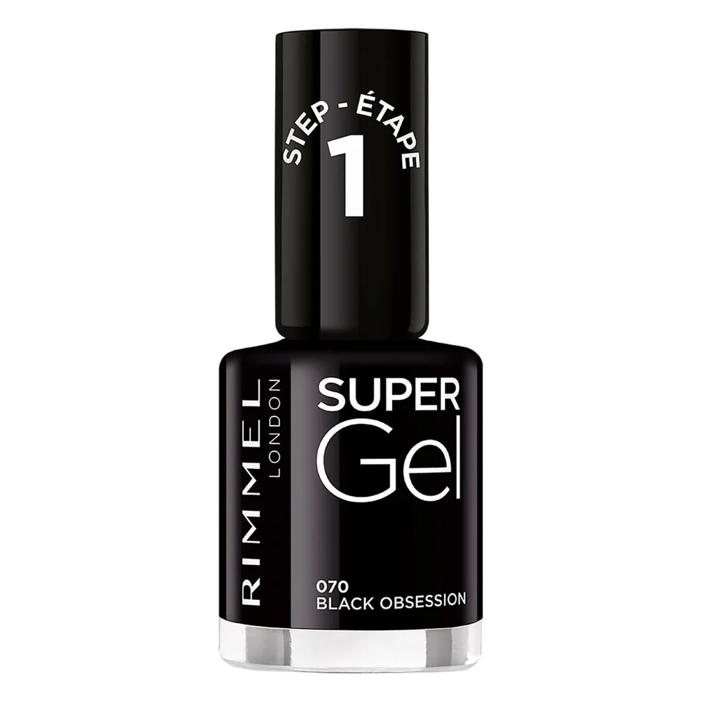Esmalte de uñas Super Gel de Rimmel - Black Obsession Imagen 1