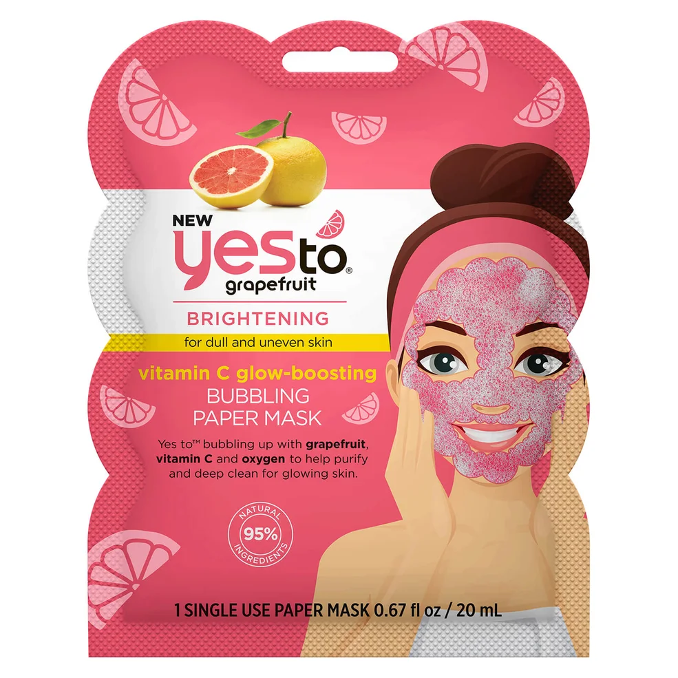 yes to Grapefruit Bubbling Mask Imagen 1