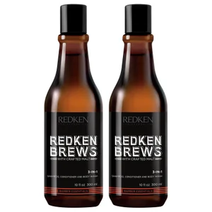 Dúo de champú 3 en 1 para hombre Brews de Redken - undefined undefined