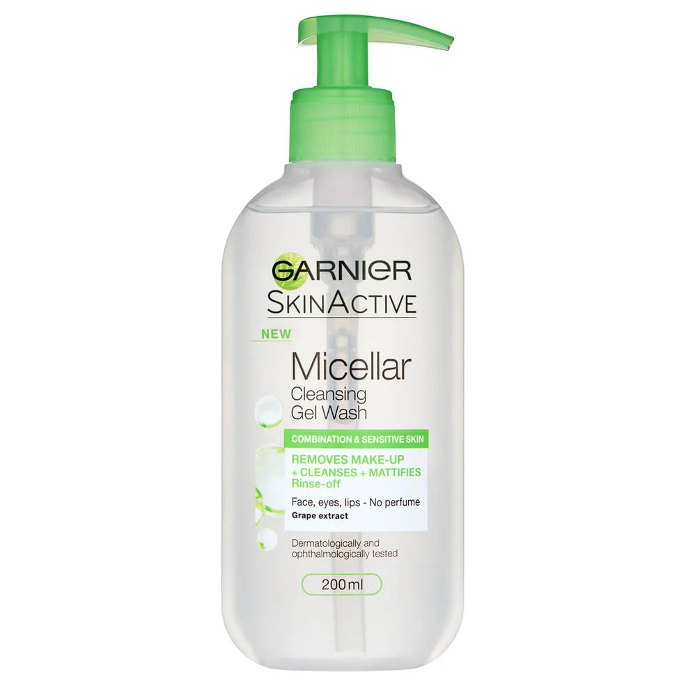Gel micelar desmaquillante para pieles mixtas y sensibles de Garnier 200 ml Imagen 1