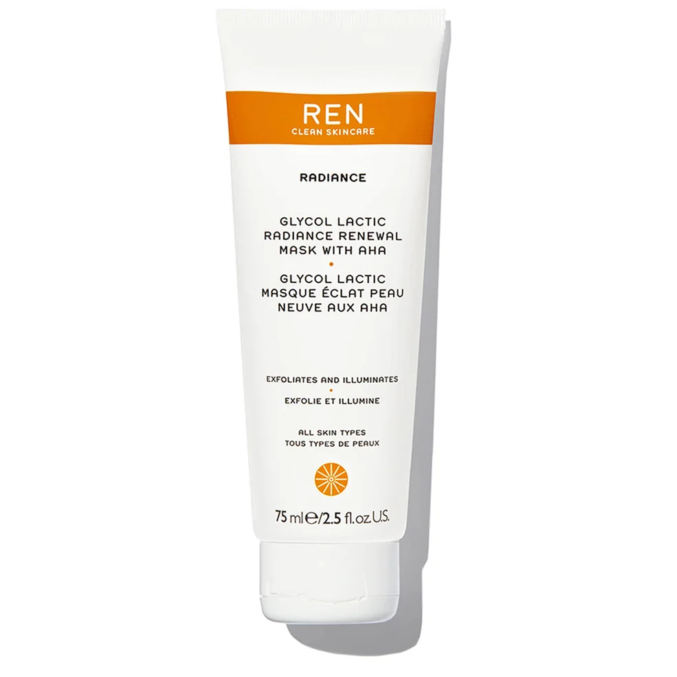 REN Supersize Glycol Lactic Radiance Renewal Mask 75ml Imagen 1