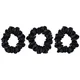 Coleteros grandes de Slip - Negro (3 unidades)