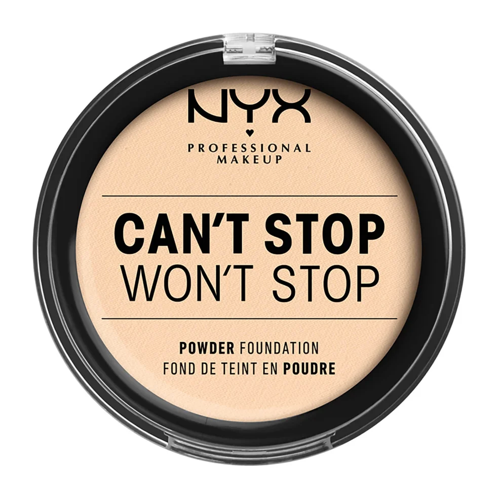 NYX Professional Makeup Can't Stop Won't Stop Powder Foundation (Various Shades) Imagen 1
