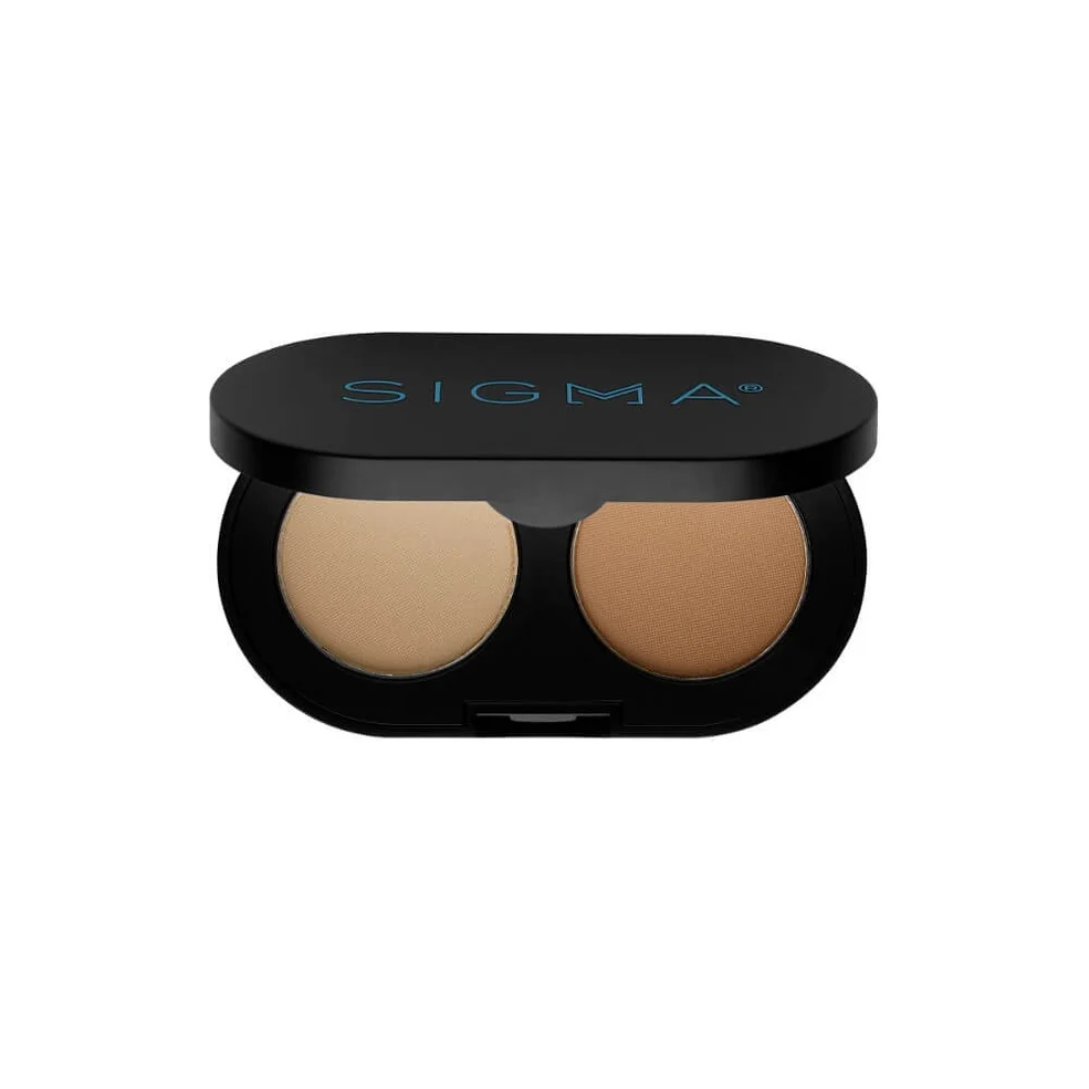 Sigma Color + Shape Brow Powder Duo (Various Shades) Imagen 1