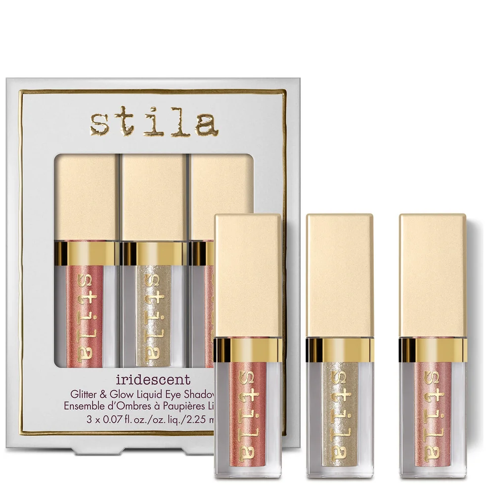 Stila Iridescent Glitter & Glow Duo Chrome Liquid Eyeshadow Set Imagen 1
