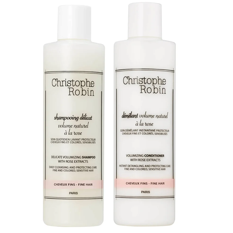 Christophe Robin Delicate Volumizing Shampoo and Volumizing Conditioner 250ml Imagen 1