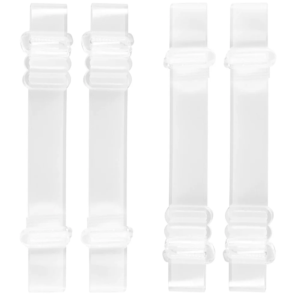 brushworks Clear Bra Straps (Pack of 4) Imagen 1