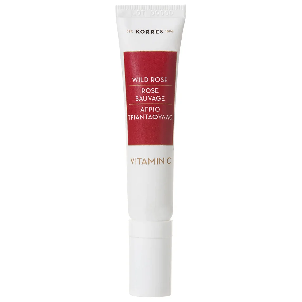 KORRES Apothecary Crema de ojos iluminadora con vitamina C de rosa silvestre 15ml Imagen 1