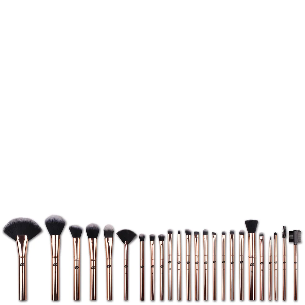 Rio Lush Rose Gold 24 Piece Makeup Brush Collection Imagen 1