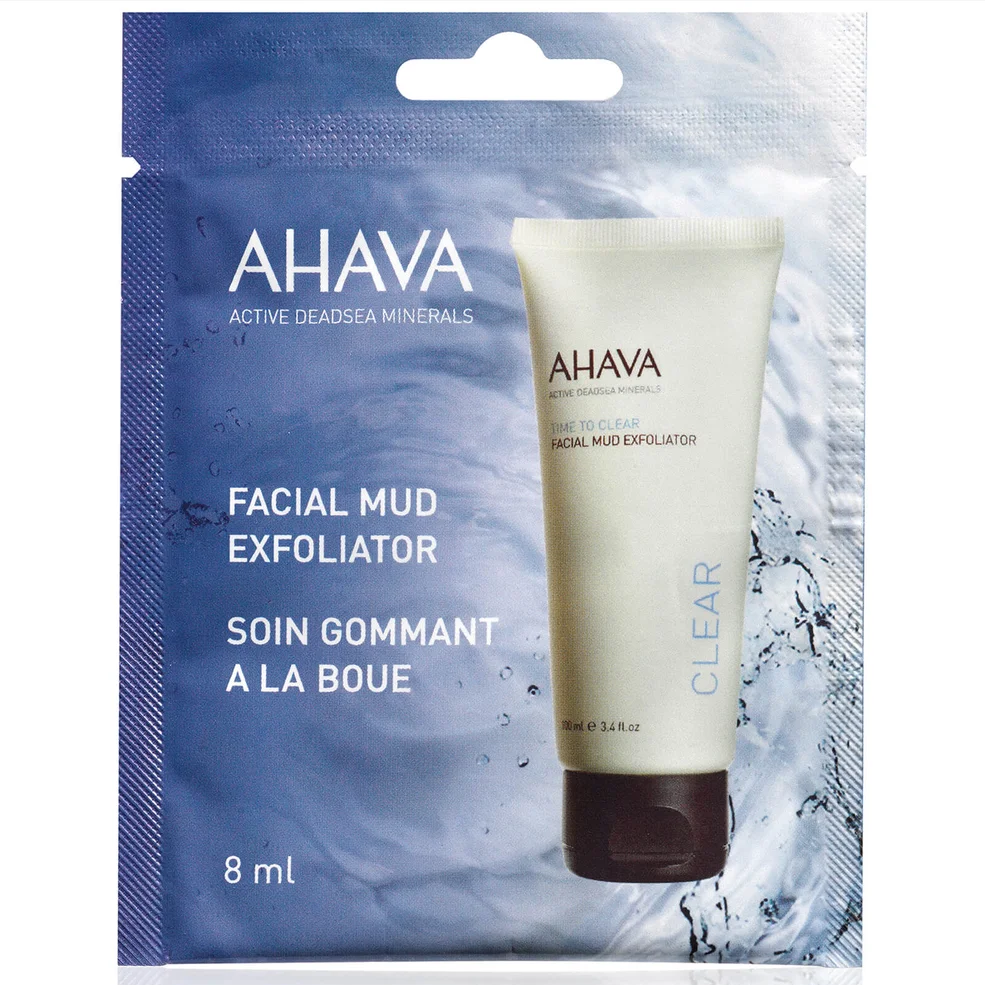AHAVA Single Use Facial Mud Exfoliator 8ml Imagen 1