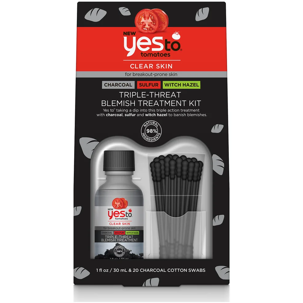 yes to Tomatoes Detoxifying Charcoal Maximum Strength Blemish Kit Imagen 1