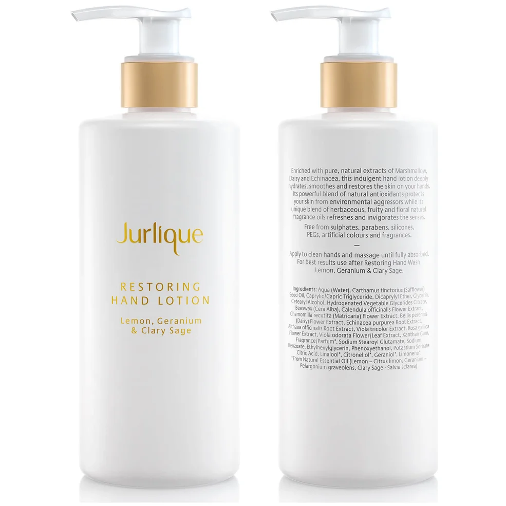 Jurlique Restoring Lemon, Geranium and Clary Sage Hand Lotion 300ml Imagen 1