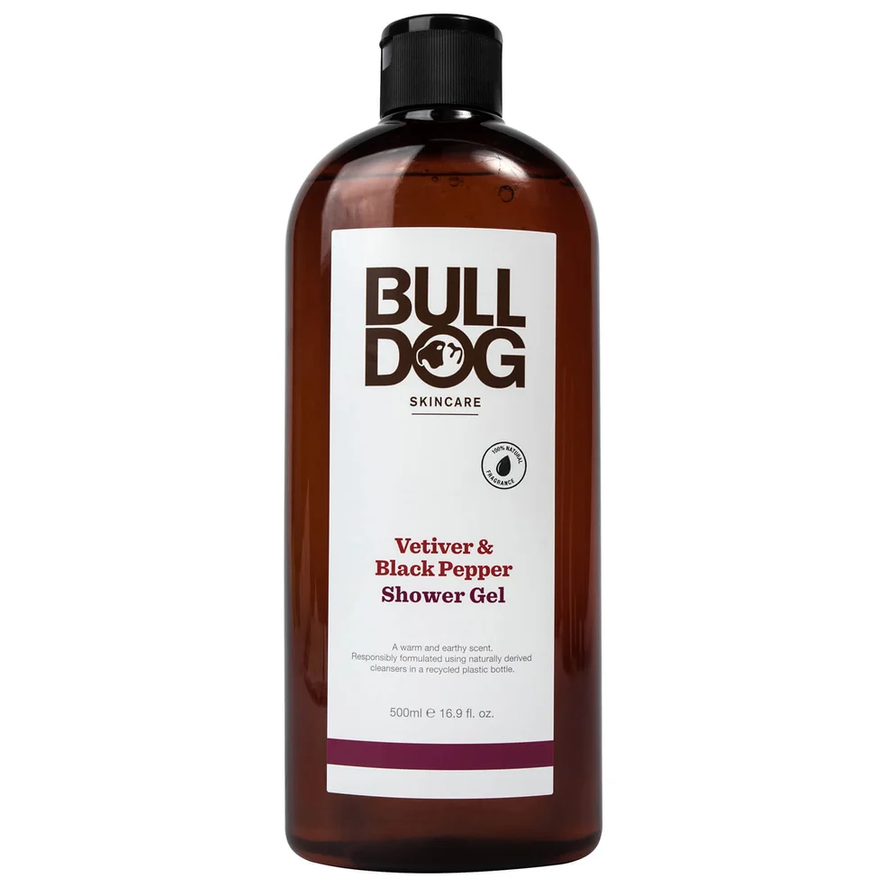 Bulldog Black Pepper & Vetiver Shower Gel 500ml Imagen 1