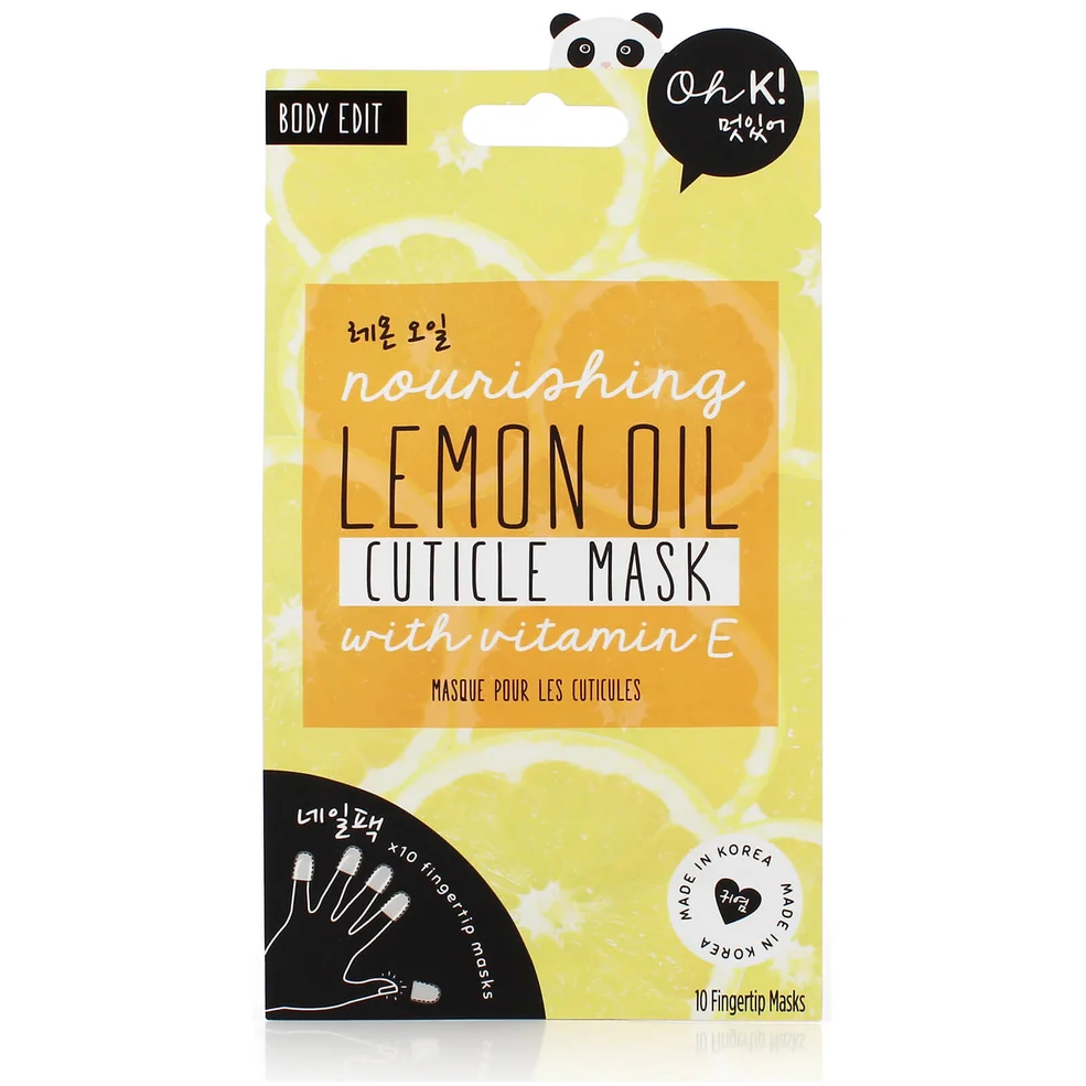 Oh K! Lemon Cuticle Finger Mask 6g Imagen 1