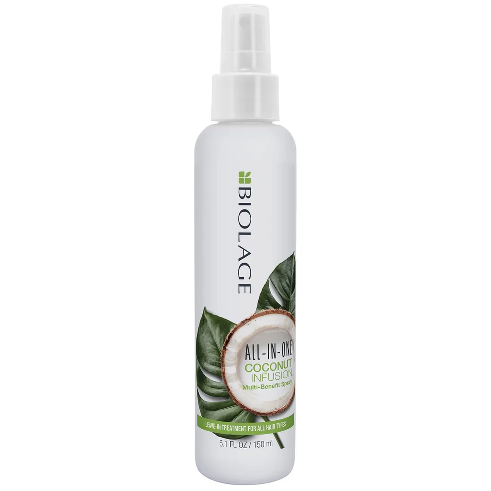 Biolage All-In-One Coconut Infusion Multi-Benefit Leave-In Spray for All Hair Types 150ml Imagen 1