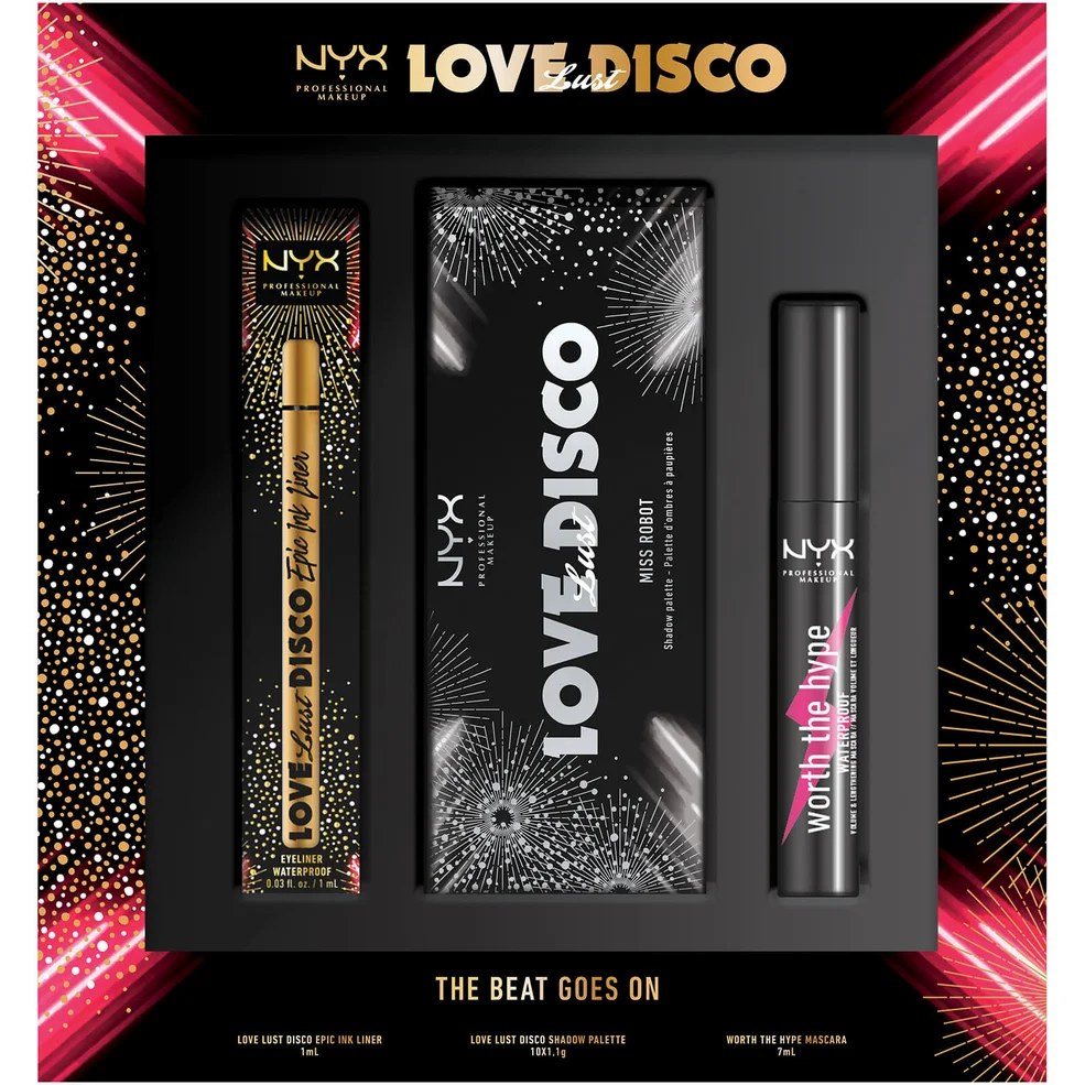 NYX Professional Makeup The Beat Goes on Complete Party Eye Christmas Gift Set Imagen 1