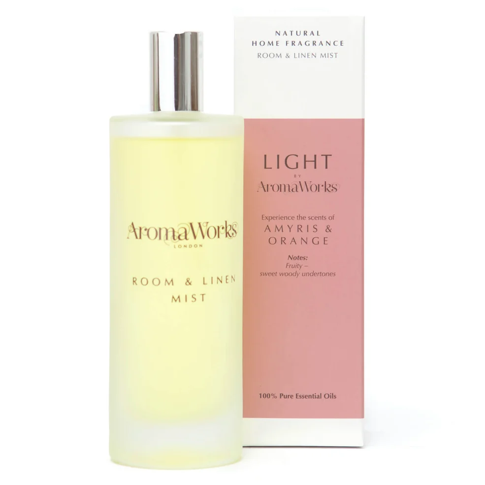 AromaWorks Light Range - Amyris and Orange Room Mist Imagen 1