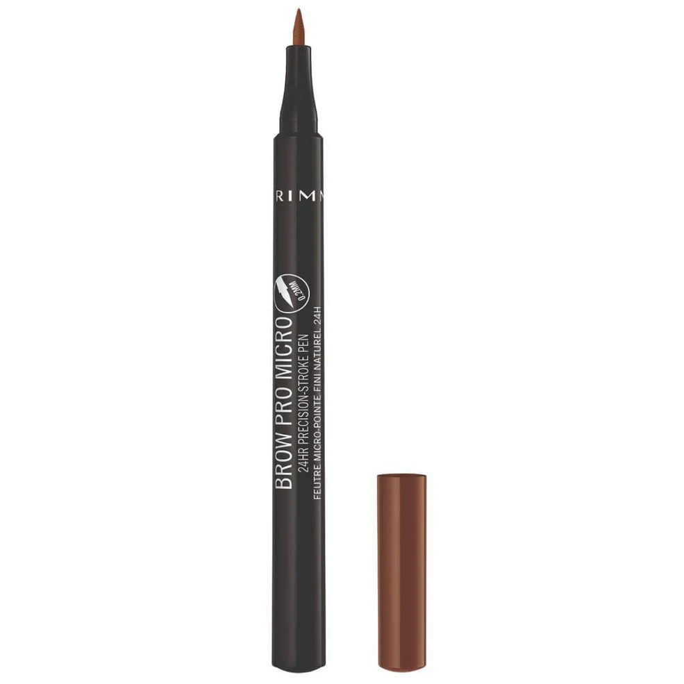 Rimmel Brow Pro Micro 24HR Precision-Stroke Pen 1ml (Various Shades) Imagen 1
