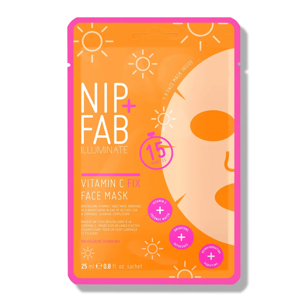 NIP+FAB Vitamin C Fix Sheet Mask (1 Mask) Imagen 1