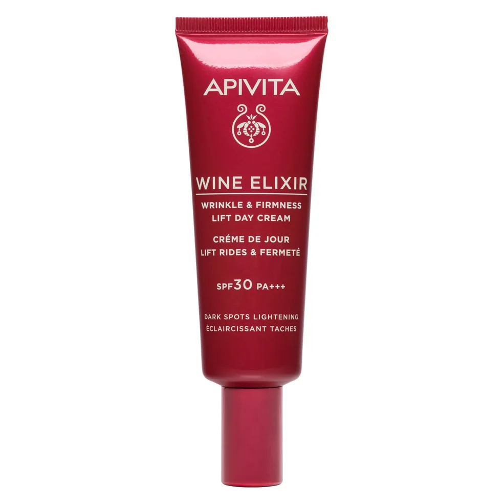 APIVITA Wine Elixir Wrinkle and Firmness Lift Day Cream Dark Spots Lightening SPF30 40ml Imagen 1