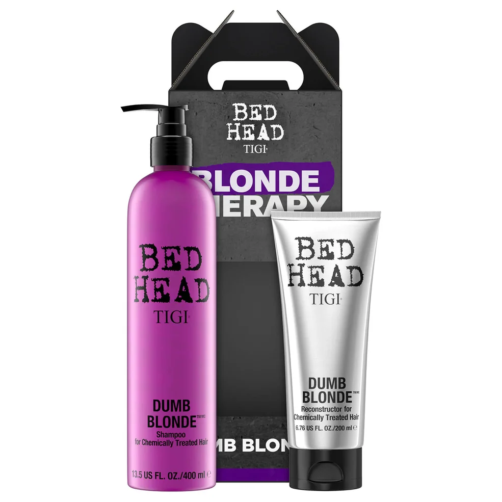 TIGI Bed Head Dumb Blonde Shampoo and Conditioner Duo for Blonde Hair Imagen 1