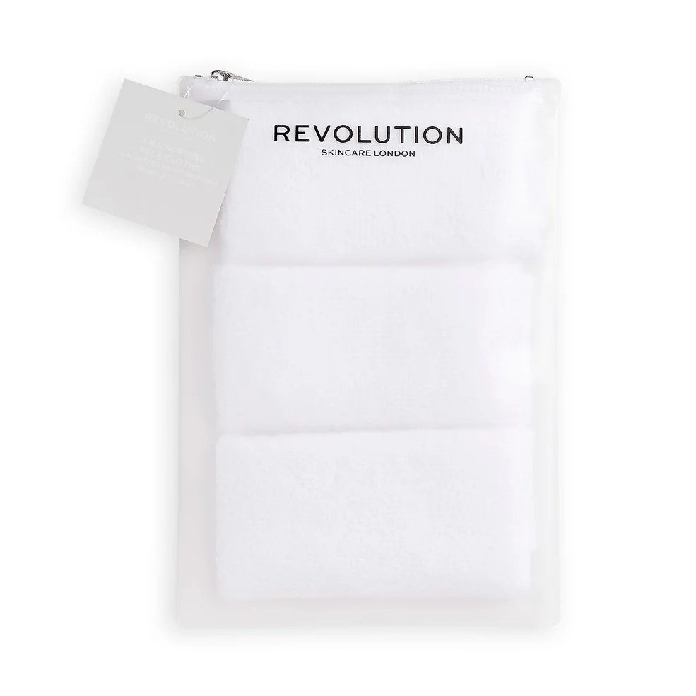 Revolution Skincare Microfibre Face Cloths Imagen 1
