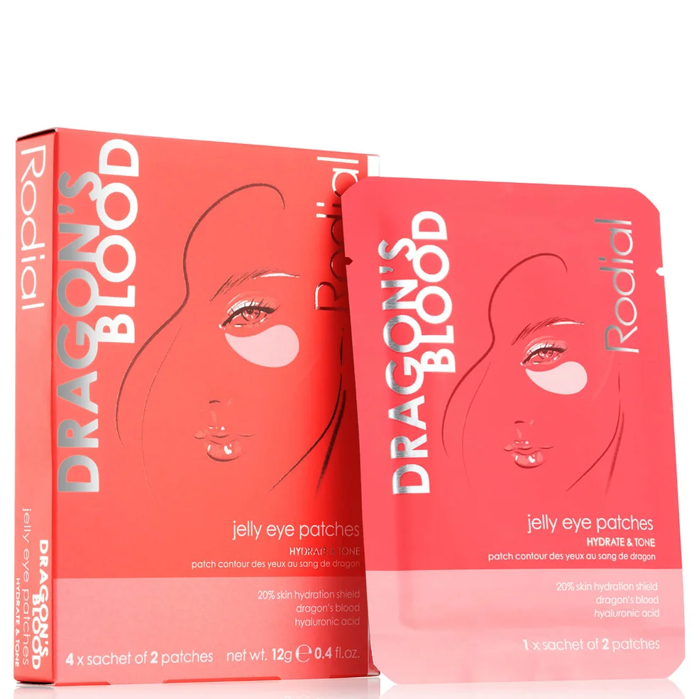 Rodial Dragon's Blood Jelly Eye Patches (Pack of 4) Imagen 1