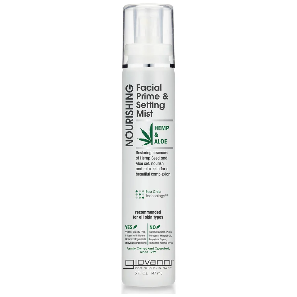 Giovanni Hemp Nourishing Facial Prime and Setting Mist 147ml Imagen 1