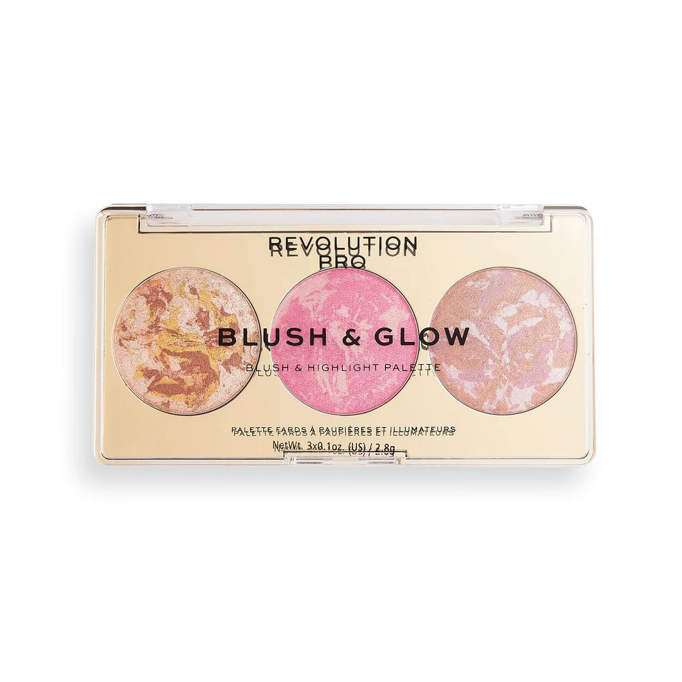 Revolution Pro Blush & Glow Palette - Rose Glow 2.8g Imagen 1