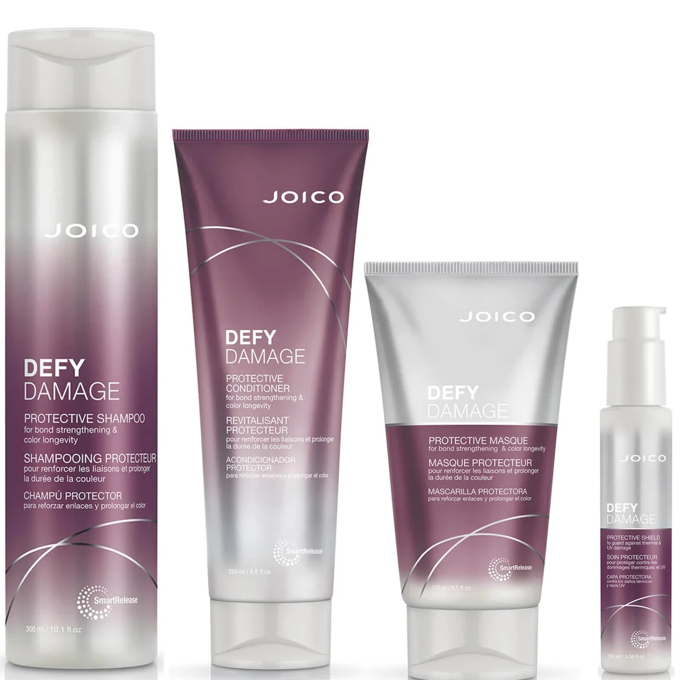 Joico Defy Damage Shampoo, Conditioner, Masque and Shield Set Imagen 1