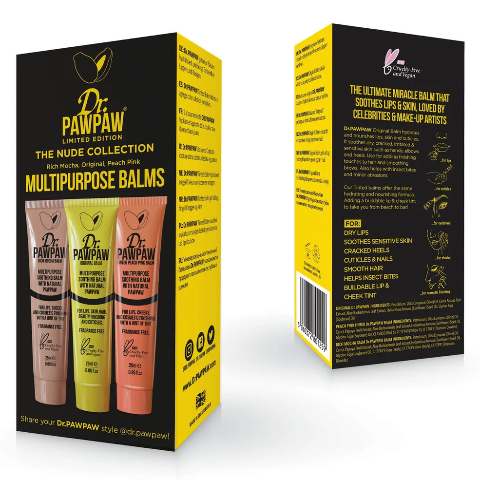 Dr. PAWPAW Nude Trio Set Imagen 1