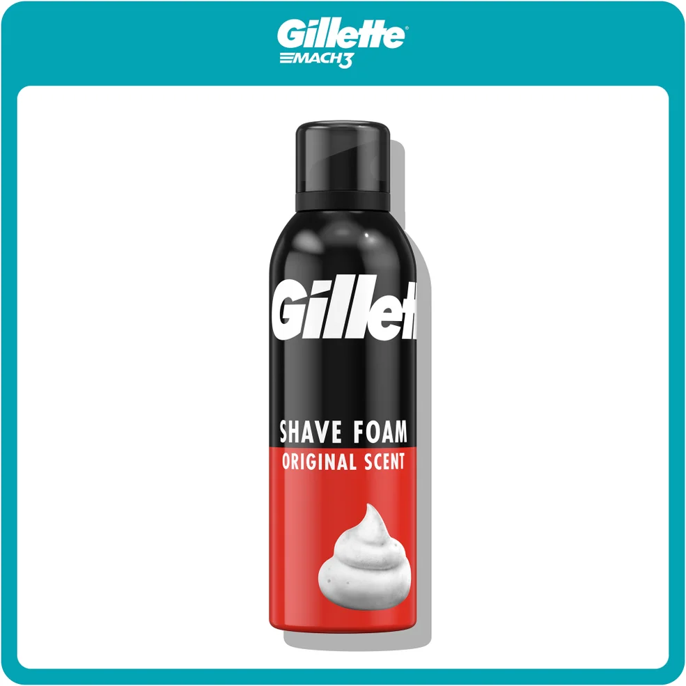 Gillette Shave Foam Regular 200ml Imagen 1