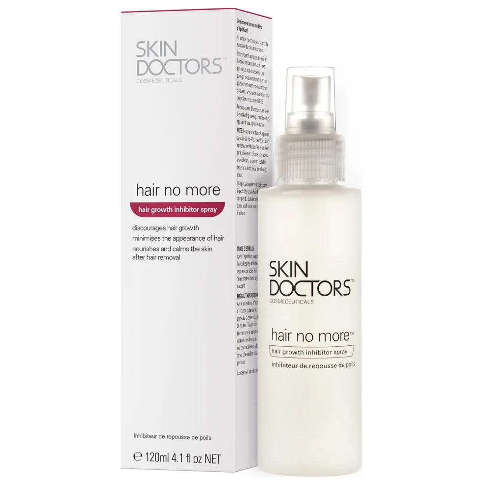 Spray inhibidorde crecimiento del vello Hair No More de Skin Doctors (120 ml) Imagen 1