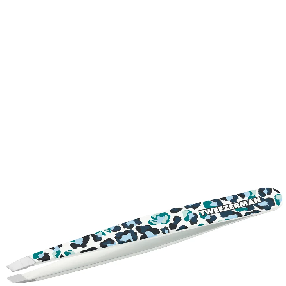 Tweezerman Animal Print Slant Tweezer - Leopard Imagen 1