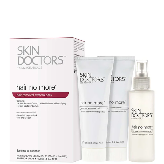Pack de depilación Hair No More Hair de Skin Doctors