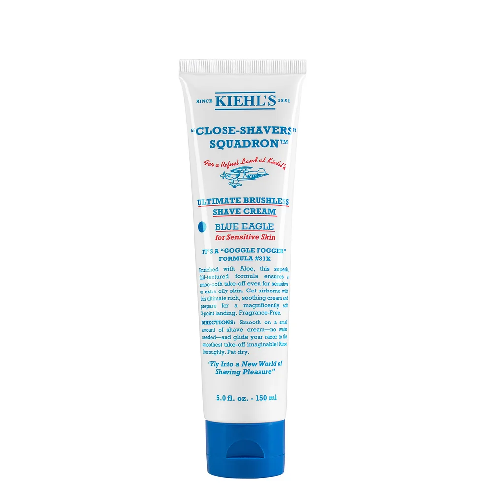 Kiehl's Ultimate Brushless Blue Eagle Shave Cream Tubo 150ml Imagen 1