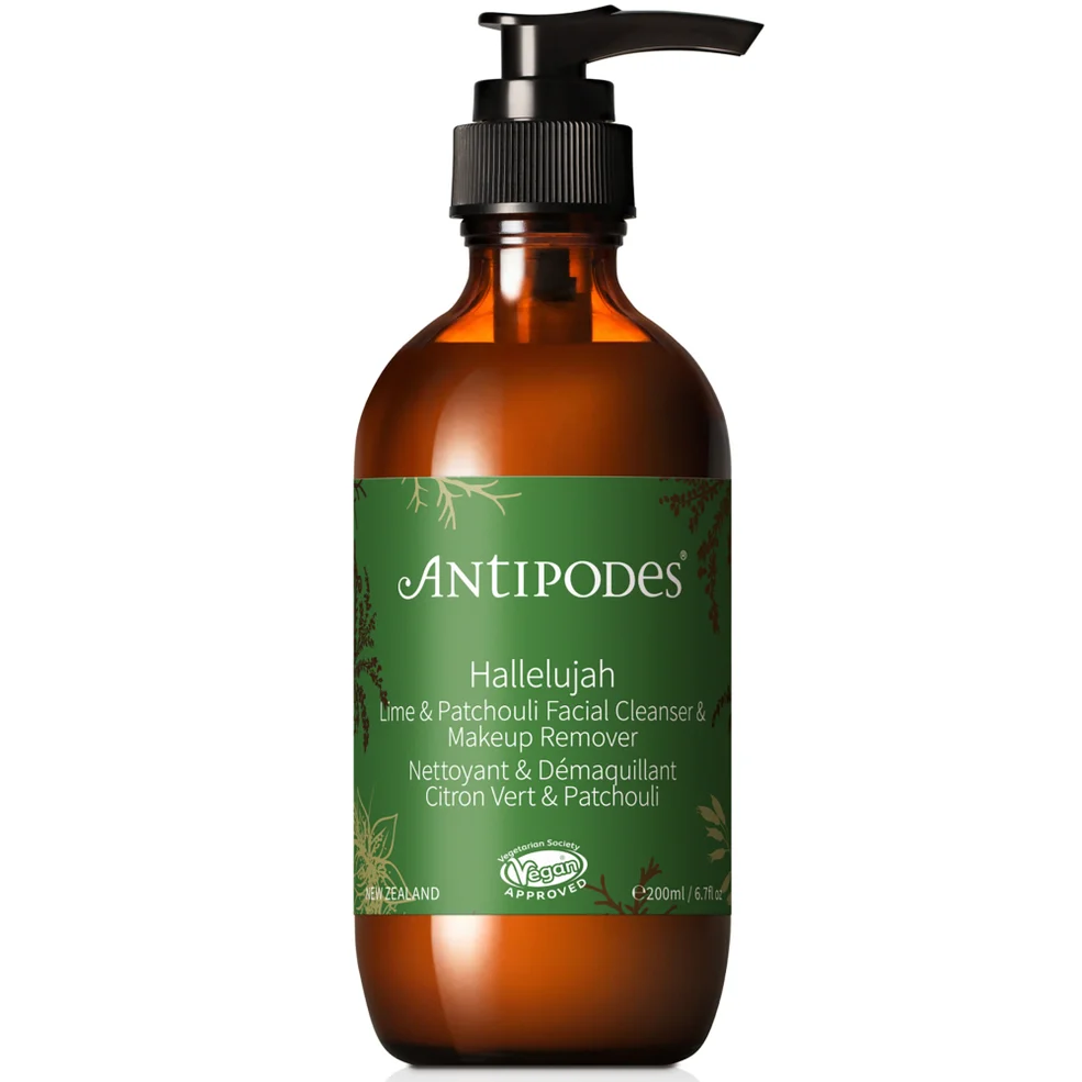 Limpiador facial lima y pachuli Antipodes Hallelujah 200ml Imagen 1