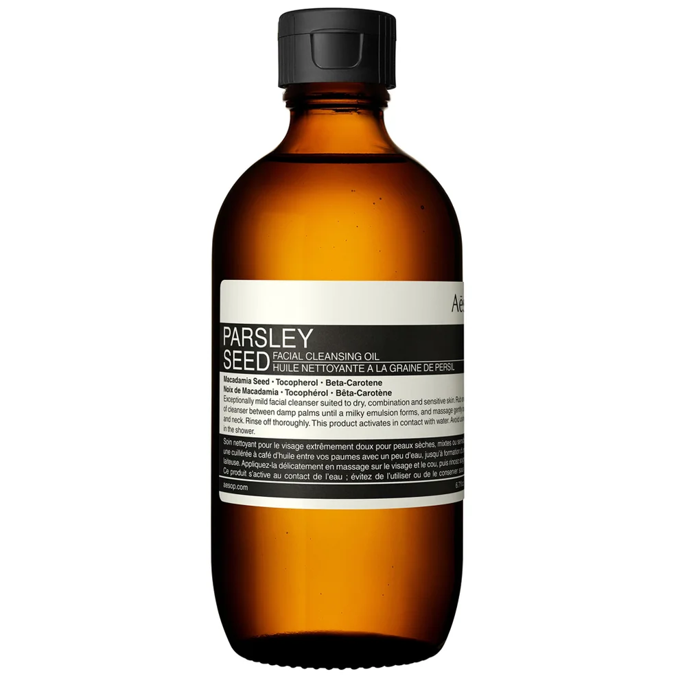 Aesop Parsley Seed Facial Cleansing Oil 200ml Imagen 1