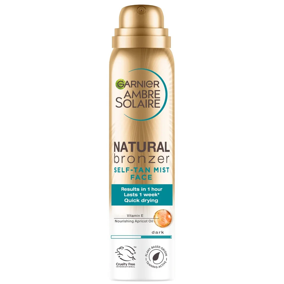 Ambre Solaire Natural Bronzer Bronzer de secado rápido Autobronceador facial 75ml Imagen 1