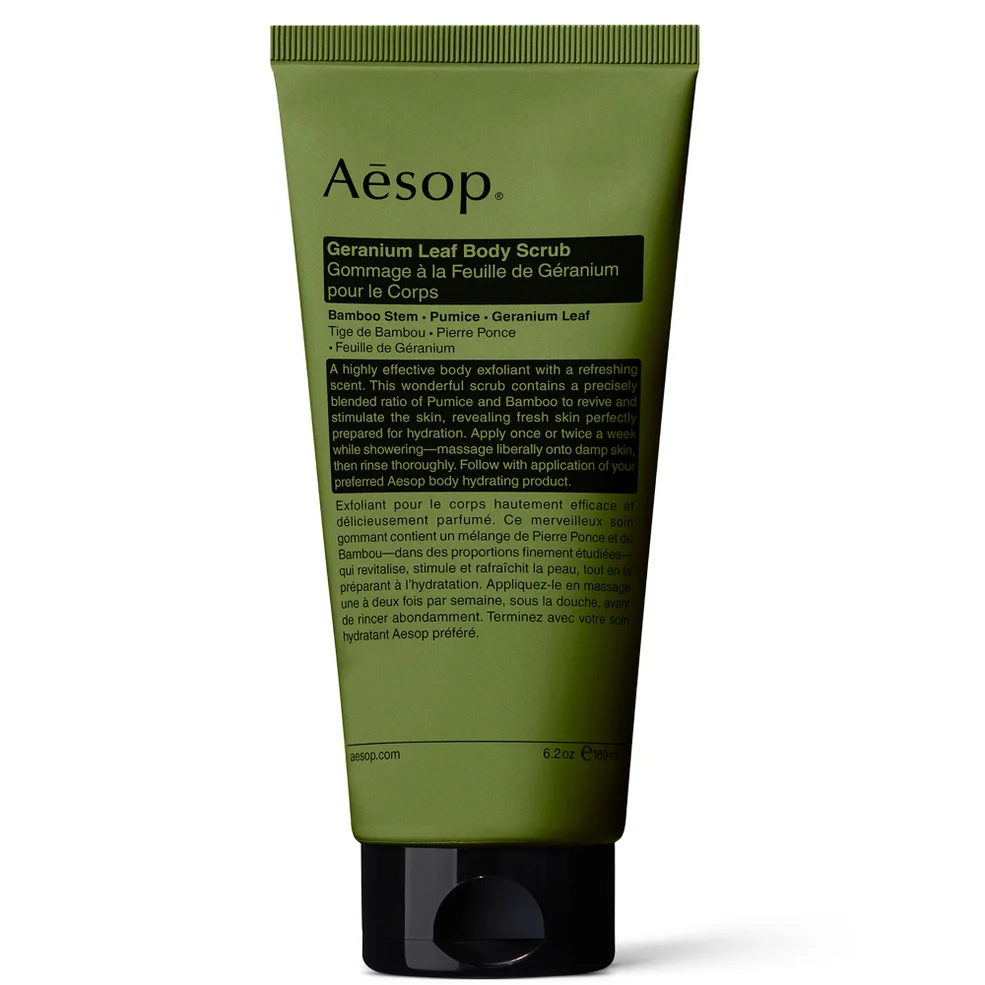 Aesop Geranium Leaf Body Scrub 180ml Imagen 1