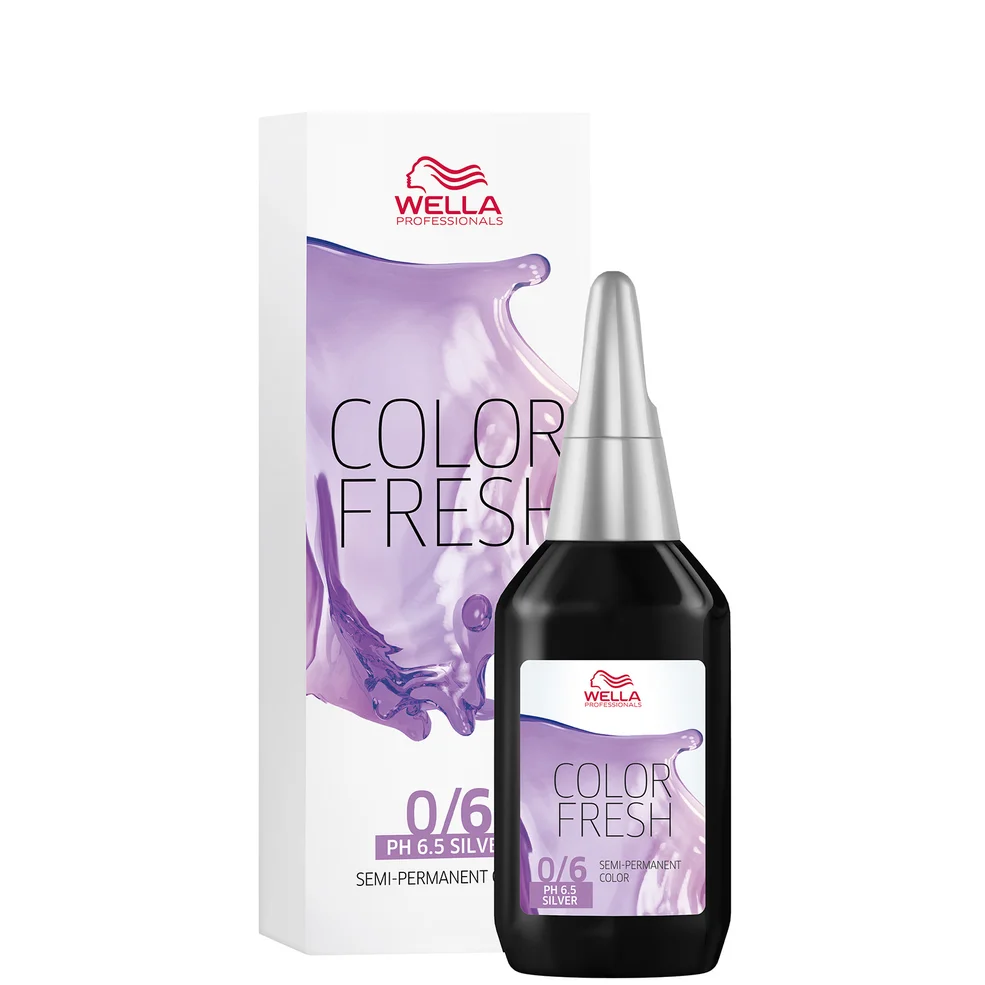 Coloración semi-permanente WELLA COLOR FRESH SILVER - Violeta 0.6 (75ml) Imagen 1