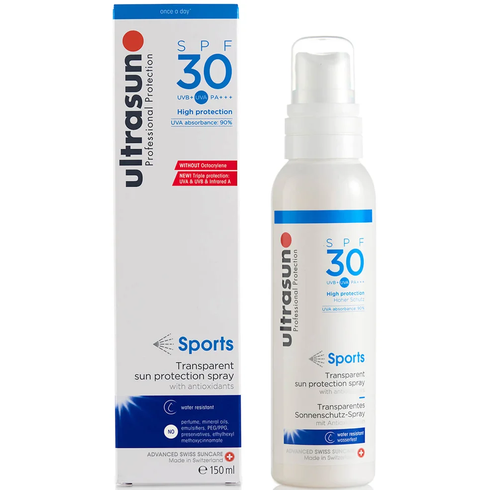 Spray Clear Spf30 de Ultrasun - Fórmula Deportiva (150 ml) Imagen 1