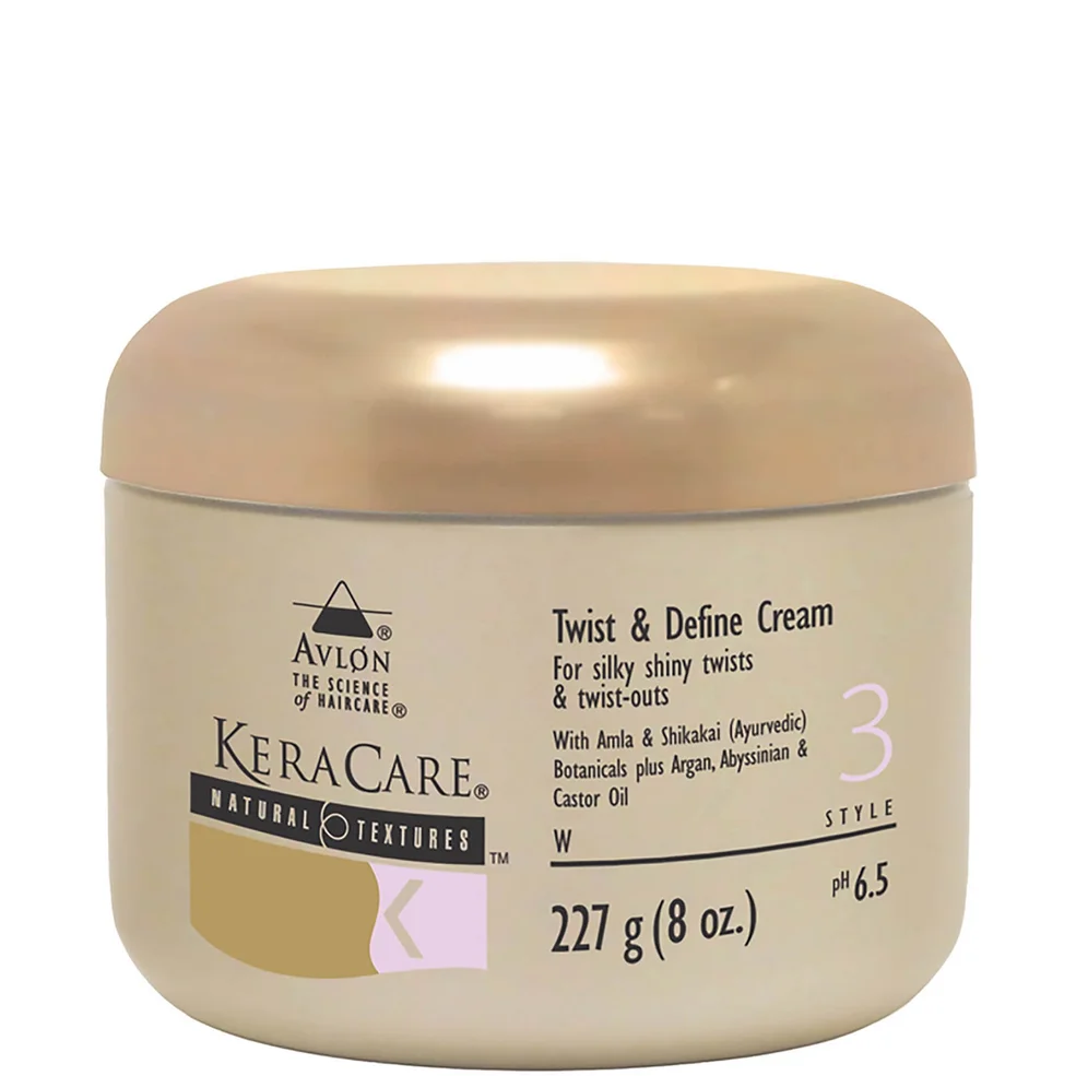 Crema definidora de rizos KeraCare Natural Textures Twist & Define (227g) Imagen 1