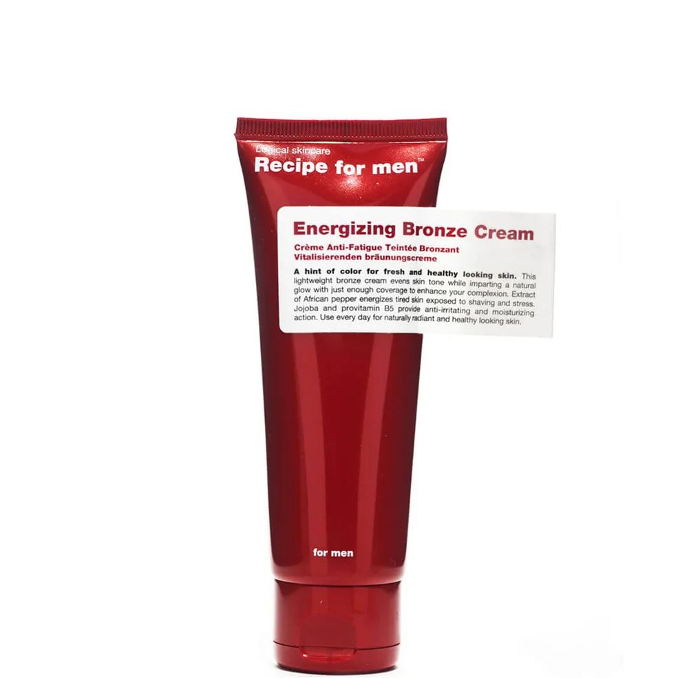 Crema bronceadora energizante de Recipe For Men 75 ml Imagen 1