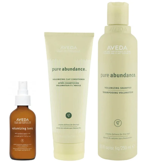 Trío volumen Aveda Pure Abundance - champú, acondicionador y tónico Purescription