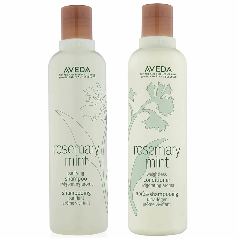 Duo Aveda Rosemary Mint - champú y acondicionador Imagen 1
