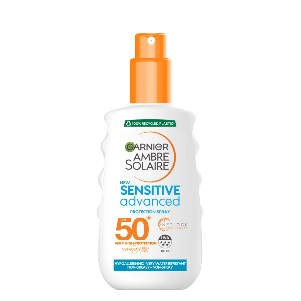 Spray protección solar Garnier Ambre Solaire Sensitive SPF 50+ 200ml Imagen 1