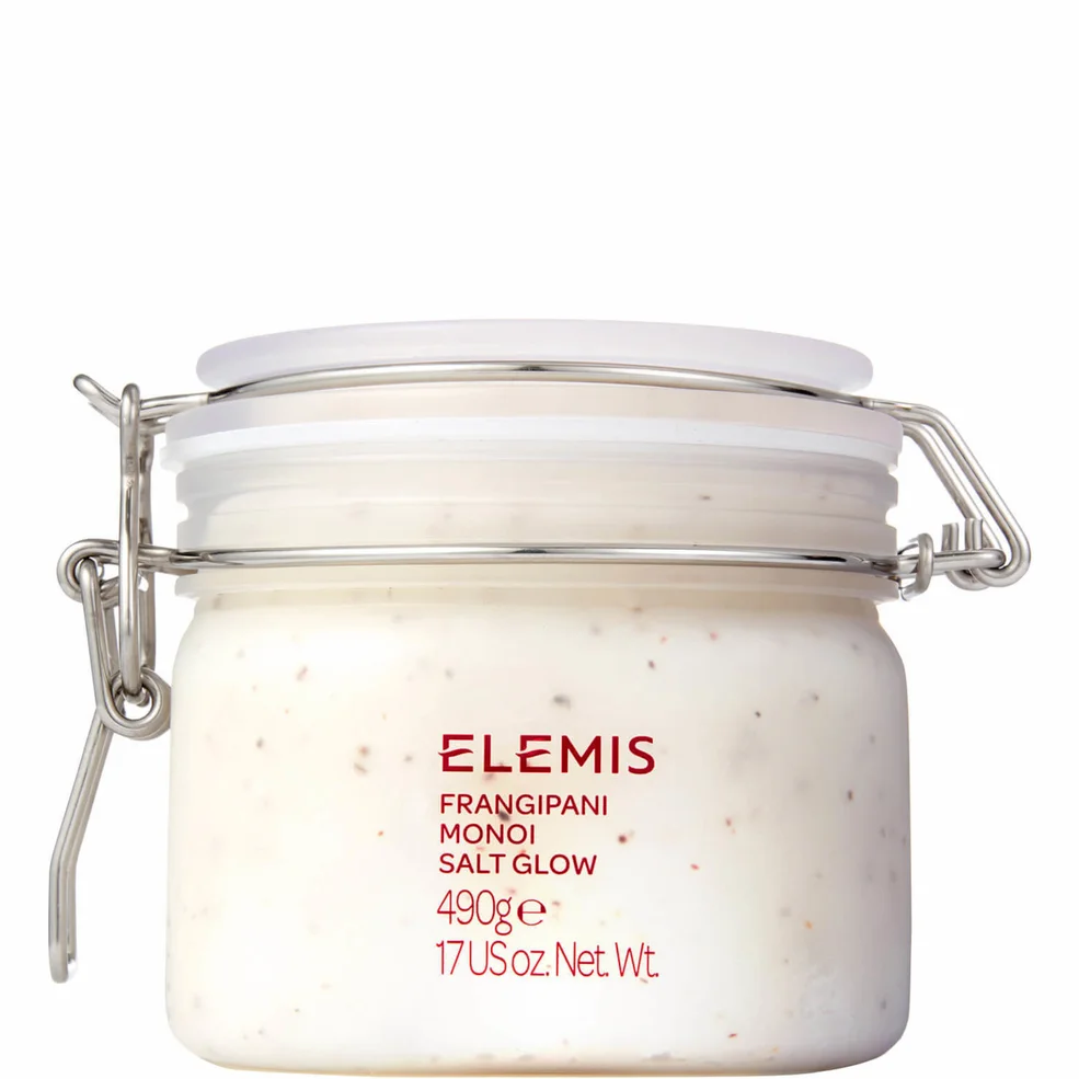 Exfoliante corporal Elemis Sp@ Home Frangipani Monoi Salt Glow 490g Imagen 1