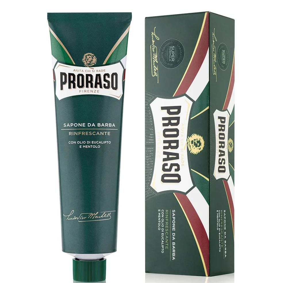 Crema de afeitar Proraso - Eucalyptus y Menthol - tubo Imagen 1
